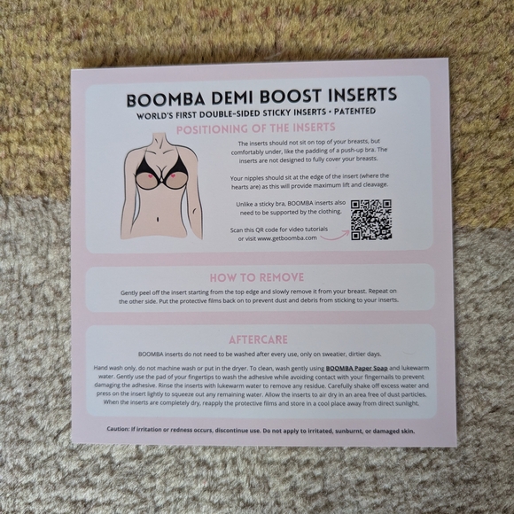 Boomba Demi Boost Inserts Size S (A/B/C) - Picture 5 of 9